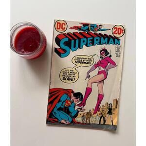 Superman#261 (1973) Iconic Star Sapphire “Kiss My Boot” Cover | Dominatrix Drama